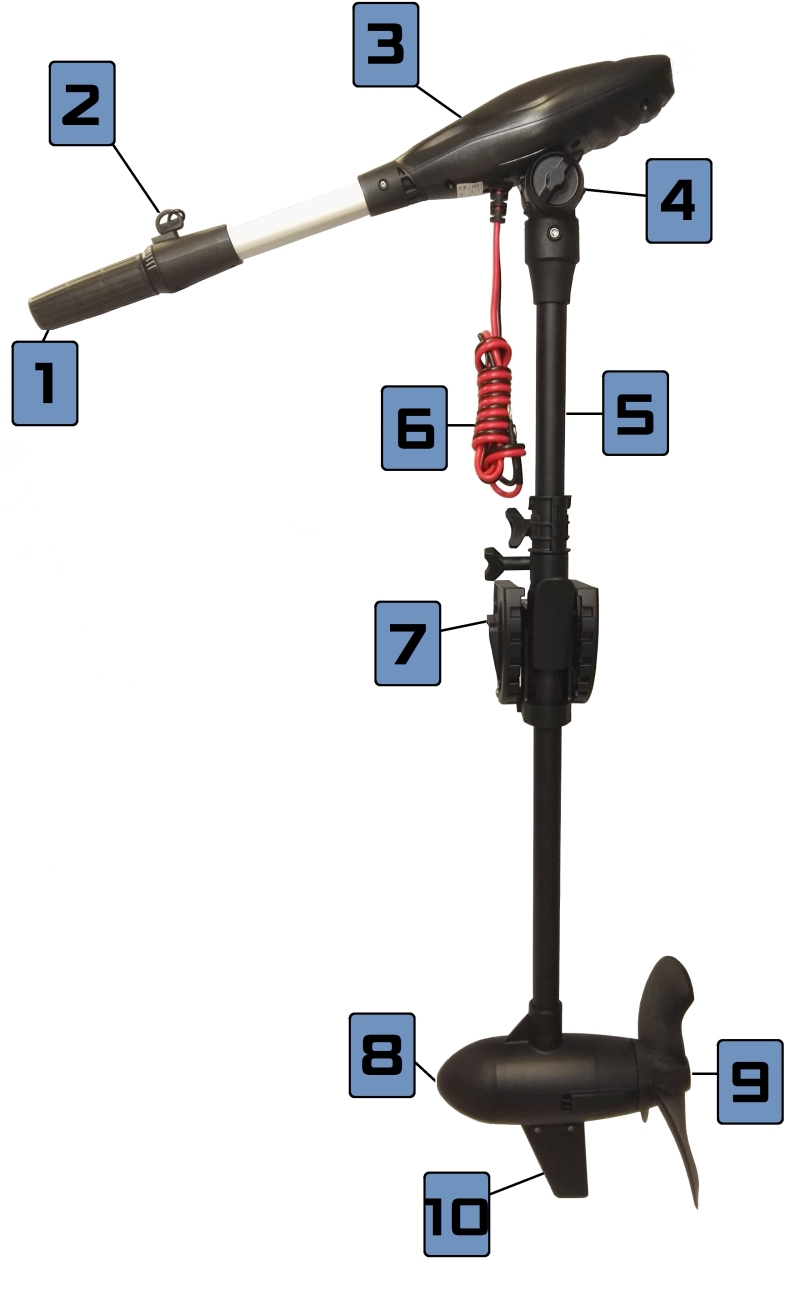 Silnik elektryczny zaburtowy Haswing Protruar 3.0 G 24V 2HP - obrazek 7