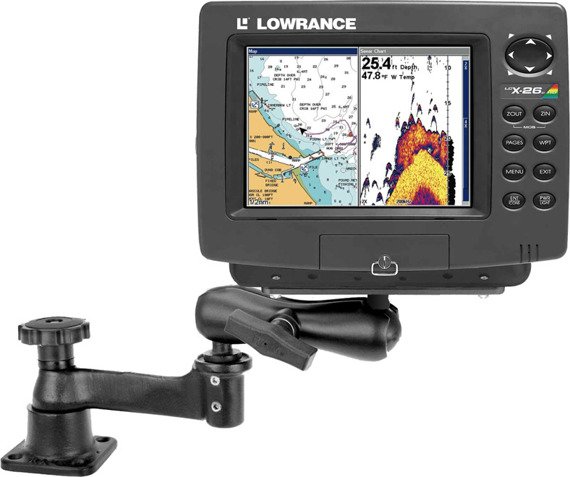 UCHWYT DO ECHOSOND ORAZ CHARTPLOTTER’ÓW GPS GARMIN, HUMMINBIRD, LOWRANCE & RAYMARINE MONTOWANY DO PŁASKIEJ POWIERZCHNI - obrazek 12