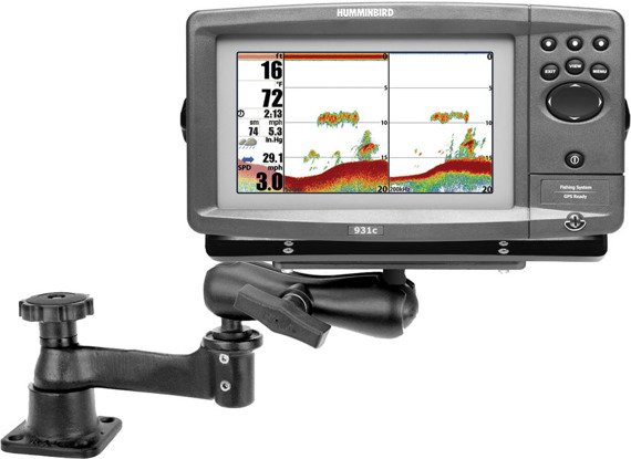 UCHWYT DO ECHOSOND ORAZ CHARTPLOTTER’ÓW GPS GARMIN, HUMMINBIRD, LOWRANCE & RAYMARINE MONTOWANY DO PŁASKIEJ POWIERZCHNI - obrazek 9
