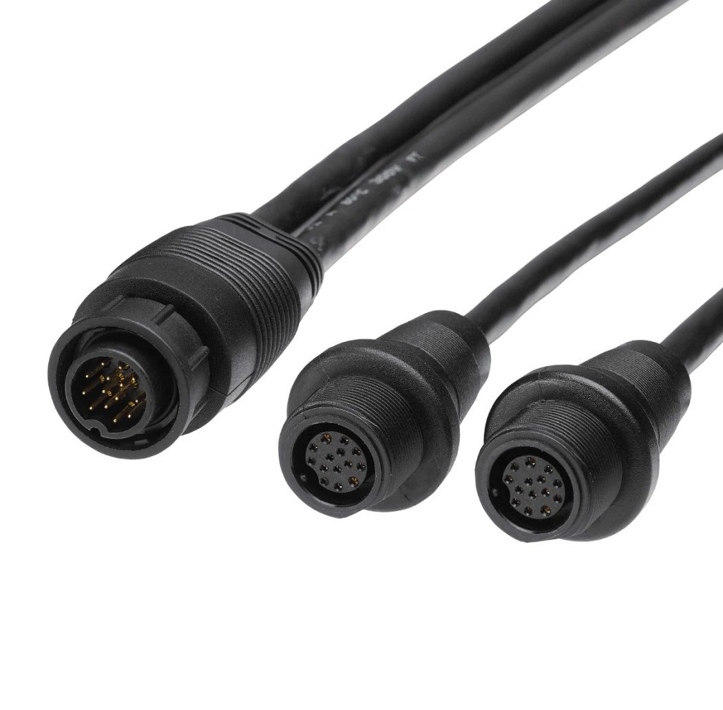 Rozdzielacz do przetwornika MEGA 360 14- pin - kabel M360 2DDI Y - MEGA 360 i 2D/MDI Y - obrazek 2