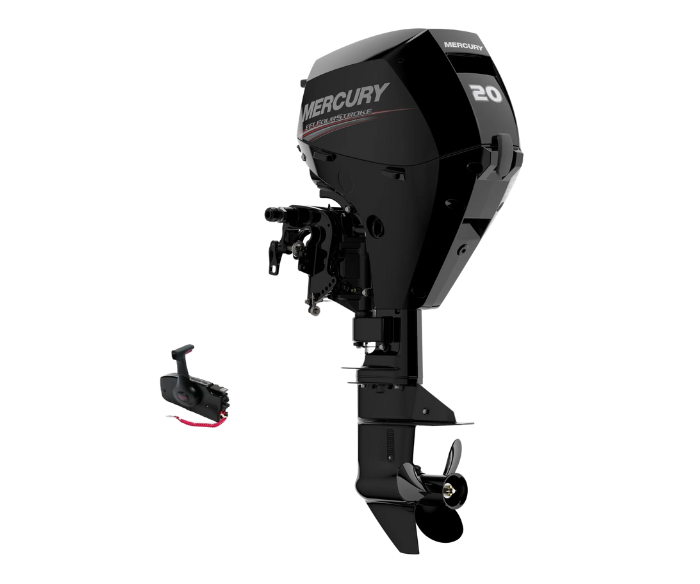 Silnik zaburtowy spalinowy Mercury F20 EFI FourStroke E / EL / EPT / ELPT Manetka