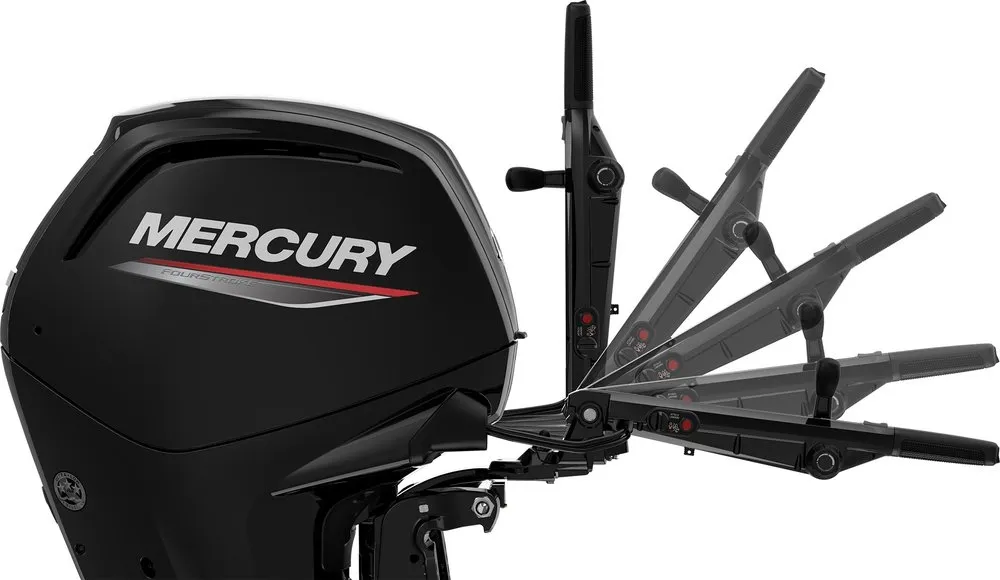 Silnik zaburtowy spalinowy Mercury F40 FourStroke ELHPT rumpel MidTiller - obrazek 2