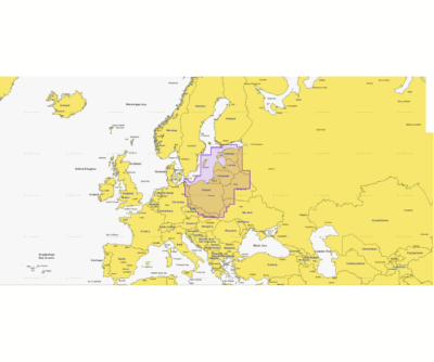 NAVIONICS Baltic Sea - East Coast Mapa
