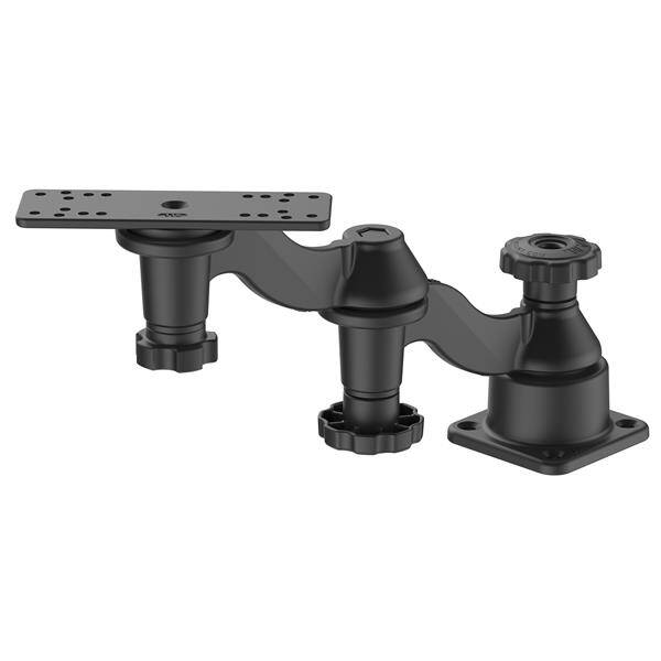 RAM® Poziome mocowanie z ramieniem obrotowym 12" do echosondy wędkarskiej i plotera - obrazek 2