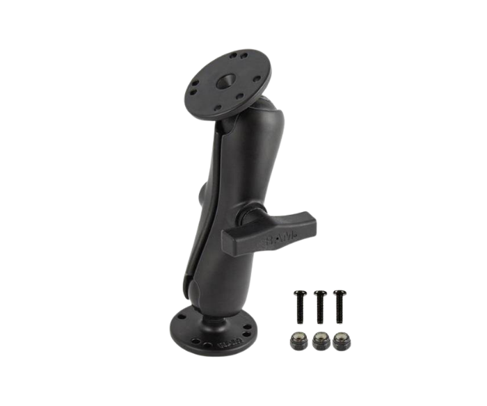 Podwójne mocowanie kulowe RAM® z echosondą Garmin #8-32 Hardware