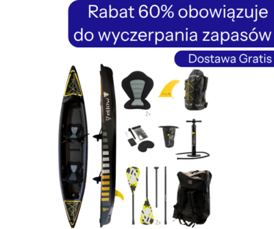 Kajak pneumatyczny 2 osobowy
