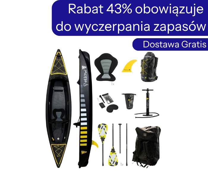 Kajak pneumatyczny 1 osobowy